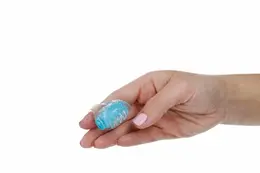 CASUAL LOVE Love Finger Fun Plavi - Vibrirajući Prstenasti Masažer TPR Fleksibilni