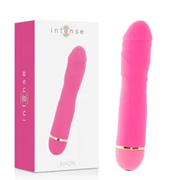 Intense Airon 20-Speed Silicone Intimate Massager Pink 18cm Waterproof