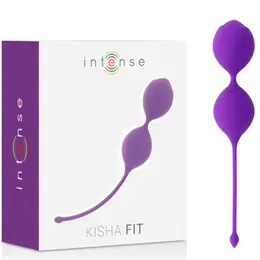 Intense Kisha Fit Silikonske Pelvičke Loptice Za Trening Ljubičaste 3.5x20cm