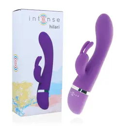 INTENSE Hilari Ljubičasti Silikonski Luxe Dvomotorni Fleksibilni Vibrator 18.9cm