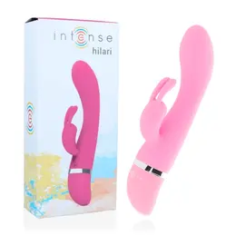Intense Hilari Ružičasti Silikonski Luxe Dvomotorni Fleksibilni Masažer 18.9cm