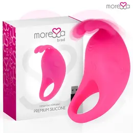 Moressa Brad Premium Silikonski Punjivi Intimni Prsten Roze