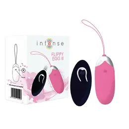 INTENSE Flippy II Vibrirajuće Jaje na Daljinski Upravljač Roze 12 Režima USB