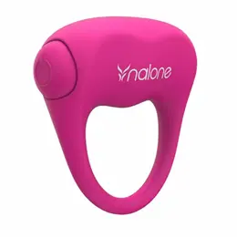 Nalone Vibrating Love Pink Silicone Intimate Ring Waterproof