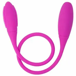 Pretty Love Snaky Deluxe Flexible Dual-Motor Vibrator 7 Modes Purple 60cm