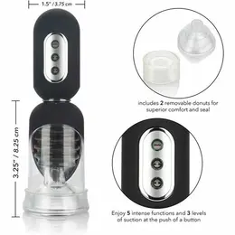 CalExotics Get Hard Automatski Pumpni Set sa Vibracijom, 13,25 cm