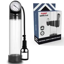 Pump Addicted RX9 Transparent Vacuum Trainer with Vibrating Function