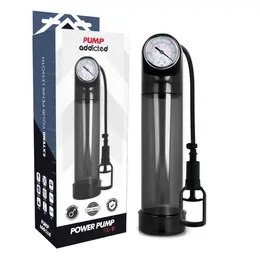 Pump Addicted RX9 Crni Vakuum Uređaj za Poboljšanje, 20cm, ABS+Silikon