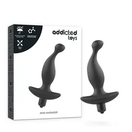 Addicted Toys Model 1 Intimni Crni Vibrirajući Silikonski Masažer 8x1.5cm