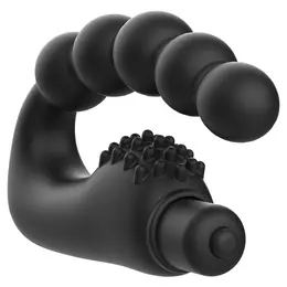 Addicted Toys Vibrirajući Masažer Prostate Anatomski Silikon Crni 11cm