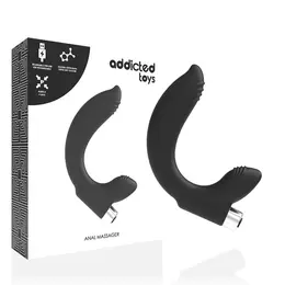 Addicted Toys Model 7 Crni - Punjivi Masažer Prostate, 11 cm