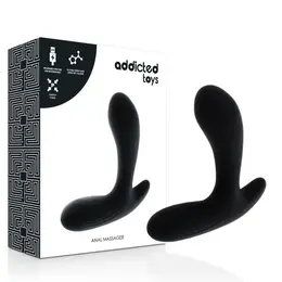 Addicted Toys Analni Masažer Crni Dvomotorni Silikon 12.5cm