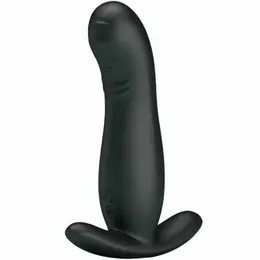 Pretty Love Prostate Model Vibrating Intimate Device, Silicone, Black