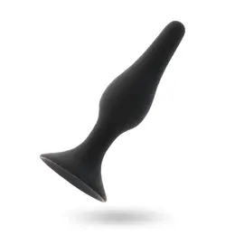 Intense Anal Level 1 Silicone Plug 10.5cm Black - Compact & Ergonomic