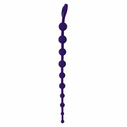 INTENSE Jaiden Beads Ljubičasti - Fleksibilni silikonski intimni wellness lanac 34cm