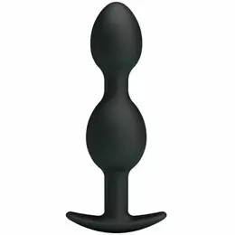 Pretty Love Silicone Intimate Bead System 12.5cm Black Weighted Balls