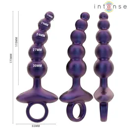 Intense Tito Model 3 Vibrating Anal Plug with Remote Control, Silicone, Black