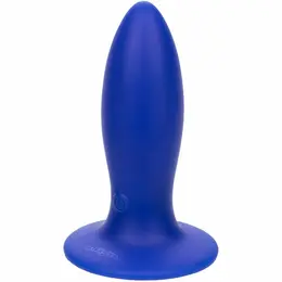 CalExotics Admiral Torpedo Blue Vibrating Silicone Plug, 9.5 cm, 10 Modes