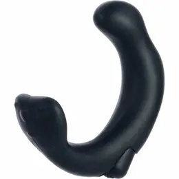 CalExotics P-Rock Silicone Prostate Massager sa Odvojivim Vibratorom, Crna