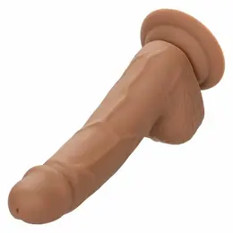 CalExotics Silicone Studs 15.24 cm Braon Intimni Uređaj sa Sisaljkom