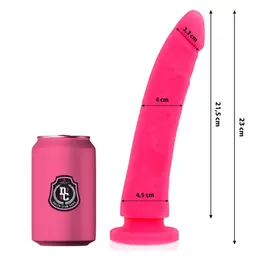 Delta Club Intimni Uređaj Pink 23cm Medicinski Silikon Ergonomski Oblik