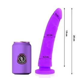 Delta Club Ljubičasti Intimni Silikonski Model 20cm x 4cm Hipoalergen