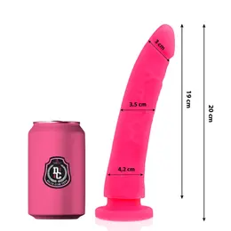 Delta Club Silikonski Intimni Model Pink 20 cm x 4 cm Medicinski Kvalitet