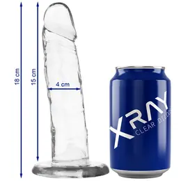 XRAY Prozirni 18 cm Transparentni Intimni Model sa Sisaljkom