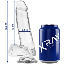 XRAY Transparentni Intimni Model 18.5 cm - Fleksibilan, Bez Mirisa, Jelly Materijal