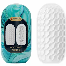 Pretty Love Hot Wave Silicone Intimate Device White Flexible Design