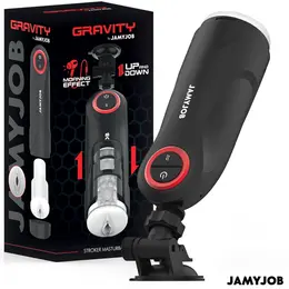 Jamyjob Gravity Automatska intimna mašina 5 modova USB Crno-Crvena