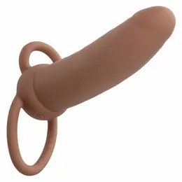 CalExotics Performance Maxx Thick Dual Vibrating Machine Brown 10 Modes