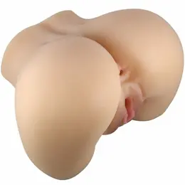 Crazy Bull Mila Dual-Entry Intimate System with Vibration, Beige