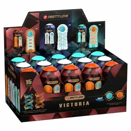 Pretty Love Victoria Set - 15-Piece Intimate Stimulation Sleeves, Assorted Colors