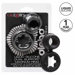 CalExotics Alpha Dual Magnum Silicone Support Ring Black