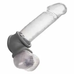 CalExotics Alpha Dual Support Precision Ring Grey Liquid Silicone