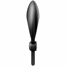 Satisfyer Sniper Adjustable Dual Loop Vibrating Ring Black Silicone