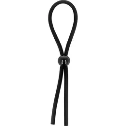 OHMAMA Fetish Silicone Adjustable Ring - Universal Fit, Black
