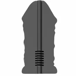 All Black Intimate Machine Daddy Model 17 cm, Phthalate-Free, Black