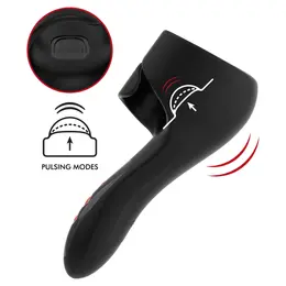 JAMYJOB Pulsar Wand - Multi-Mode Vibrating and Pulsating Device, Black