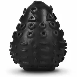 Gvibe G-Egg Crni Teksturirani Silikonski Kompaktni Intimni Rukav 6.5cm