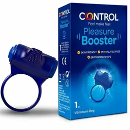 CONTROL Pleasure Booster Vibrirajući Silikonski Prsten - Sistem za Intimnu Stimulaciju