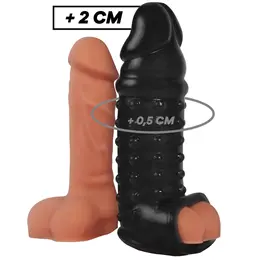 VirilXL V11 Intimni Produžetak Crni, Podesivi TPE Sistem