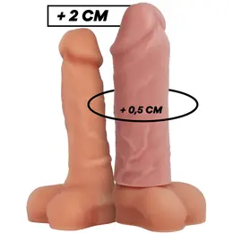 VirilXL Tečni Silikon V3 Anatomski Produžetak 8.5cm Transparentni