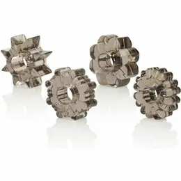 CalExotics Basic Essentials Set - 4 Komada Fleksibilnih Potpornih Prstenova TPR