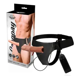 Attraction Gregory Šuplji Intimni Sistem sa Vibratorom 16.5cm Bež