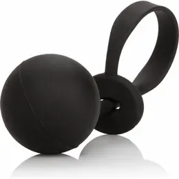 CalExotics Otežani Laso Silikonski Prsten 4.5cm 110g Podesivi Crni