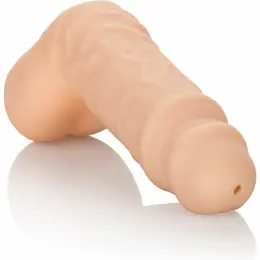 CalExotics Stand to Pee Packer Silikonski Anatomski Model 15,25cm Bež