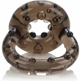 CalExotics All Star Enhancer Dvostruki Prsten za Podršku TPR Prozirni