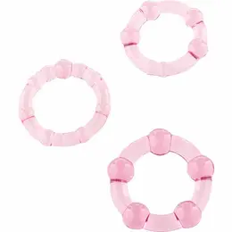 Seven Creations Rozni Silikonski Potporni Prstenovi Set od 3 - Podesive Veličine